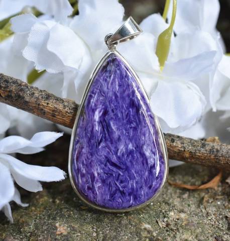 Pendentif charote et argent 925
